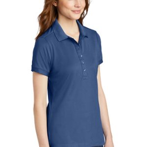 L555 Port Authority® Ladies Stretch Pique Polo